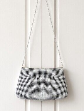 Y&S ORIGINAL CRYSTAL MESH VINTAGE CROSSBODY